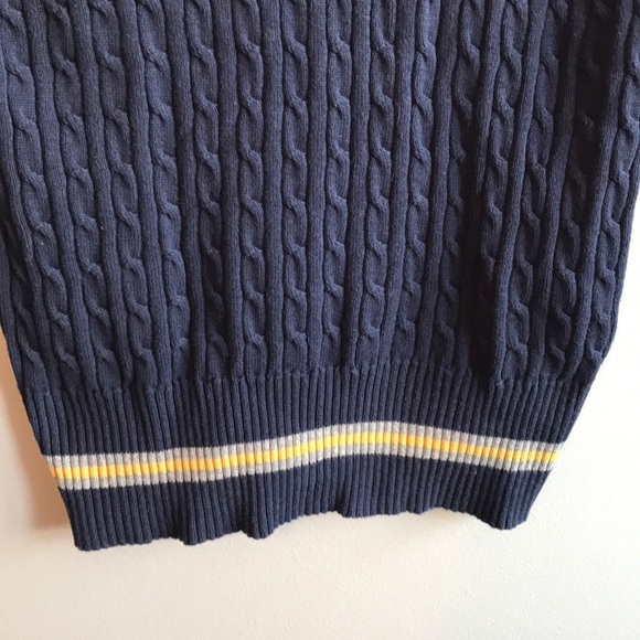 3/$15 Forever 21 Preppy V-Neck Stripes Sweater - Picture 4 of 6